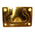 Whitecap Whitecap Flush Pull Ring - Polished Brass - 3" x 2" S-3364BC
